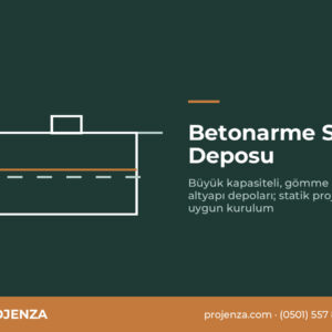 Betonarme gömme su deposu