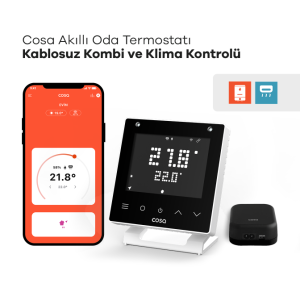 Cosa Akıllı Oda Termostatı — Kablosuz Kombi ve Klima Kontrolü