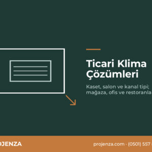 Ticari klima — tavan kaset ünitesi