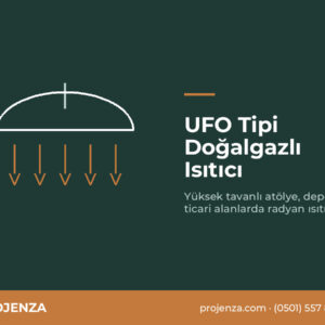 UFO tipi doğalgazlı radyan ısıtıcı